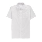 Monitor School Shirts Short Sleeve-White