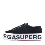 Superga 2790 Platform Lettering - Black