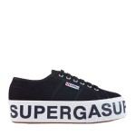 Superga 2790 Platform Lettering - Black