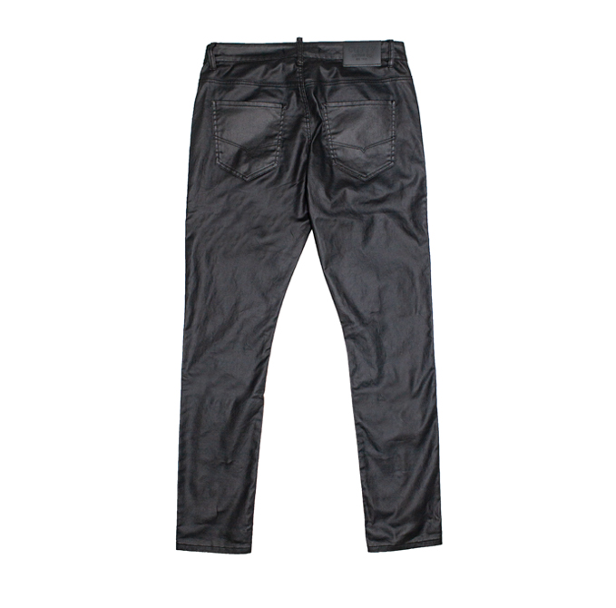 Cutty Zaid Mens Skinny Jeans - Black - Brandz