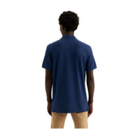 Polo Plain Pique Short Sleeve Golfer Mens - Dark Blue