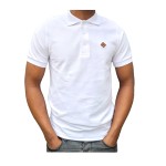 Stephan Golfers Double Pique - White