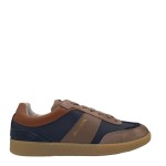 Agusta - Cali Men's Lace up Sneakers - Beige - Taupe  Lace-up Poked eyelets Beige/taupe with a hint of blue