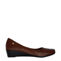 Pierre Cardin Wedge Lds Shoes - Brown