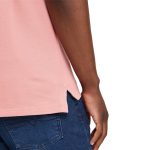 Polo Plain Pique Short Sleeve Golfer Mens - Pink
