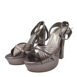 Plum Naledi Block Heel - Pewter