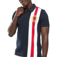 Polo Vertical Stripes Golfer - Red
