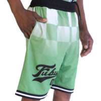 Fubu Mets Baseball Shorts - White/Green