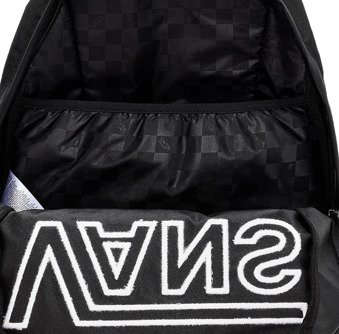 All black clearance vans bag