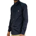 Lorenzini Slim Fit Italian Flag Print Mens Shirt