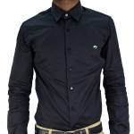 Lorenzini Slim Fit Italian Flag Print Mens Shirt