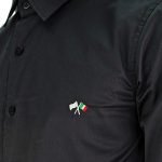 Lorenzini Slim Fit Italian Flag Print Mens Shirt