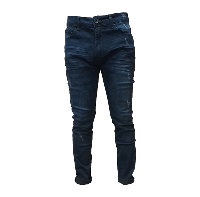 Refuel RFJ009 Mens Jeans - Blue Black - Brandz