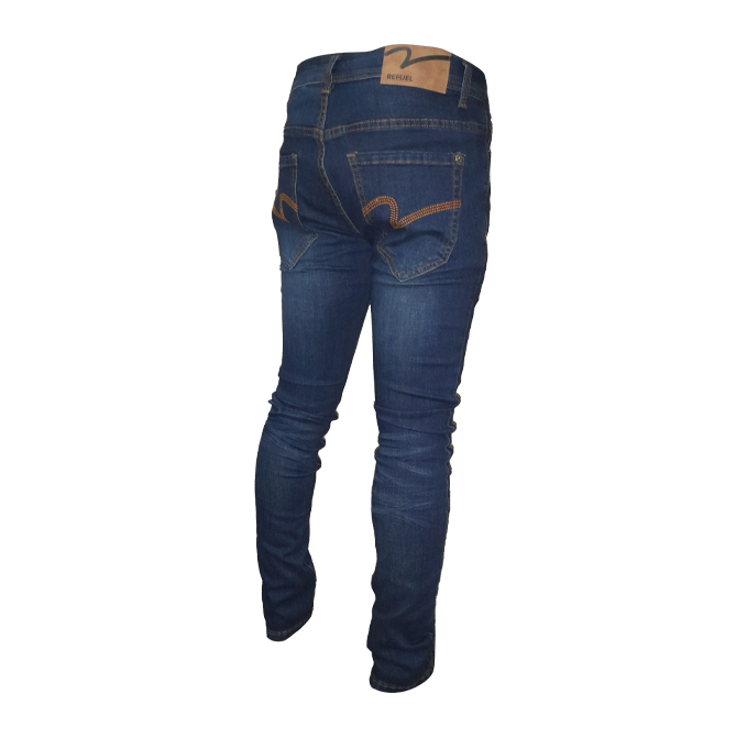 Refuel RFJ015 Mens Jeans - Dark Indigo - Brandz