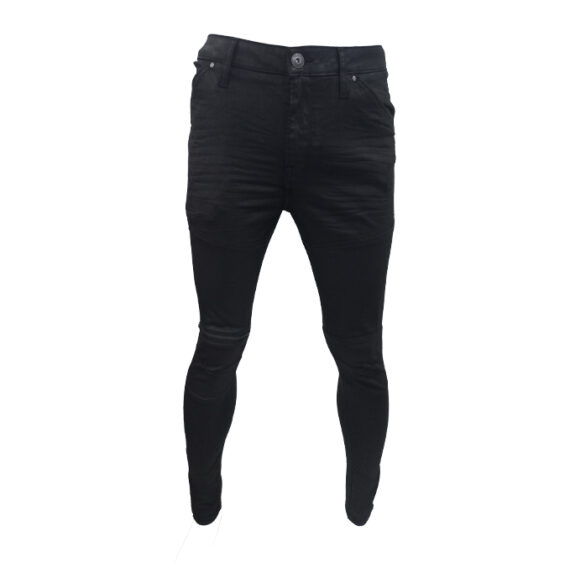 Vialli Blade Ultra-Fit Mens Jeans - Black - Brandz