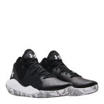 Under Armour Jet '21 Mens Shoes - Black White
