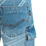 RossiModa Mens Cargo Jeans - Sky