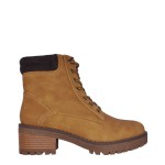 Jeep Heeled Lace Up Ladies Boots