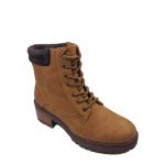 Jeep Heeled Lace Up Ladies Boots