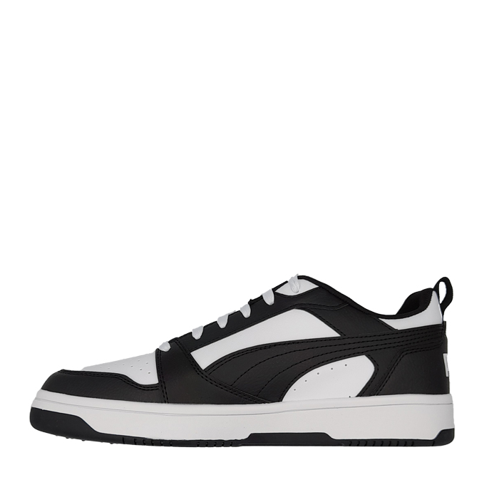 Puma Rebound V6 Low Men's Sneakers - White/Black - Brandz