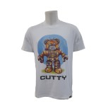 Cutty Bearo Boys T-Shirt in White, perfect for young boys in South Africa looking for style and comfort.