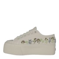 Superga 2790 Flower Embroidery Ladies Sneakers