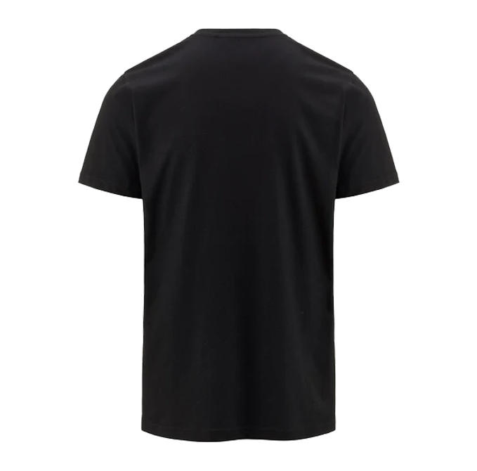 Kappa Eryx Logo Mens T-Shirts - Black - Brandz