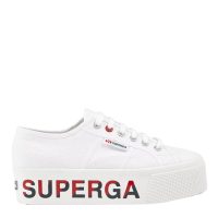 Superga 2790 Bi-Colour Lettering Ladies Sneakers