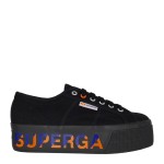 Superga 2790 Bi-Colour Lettering Ladies Sneakers