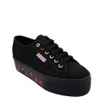 Superga 2790 Bi-Colour Lettering Ladies Sneakers
