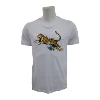 ED Japan Pouncing Tiger Mens T-Shirts