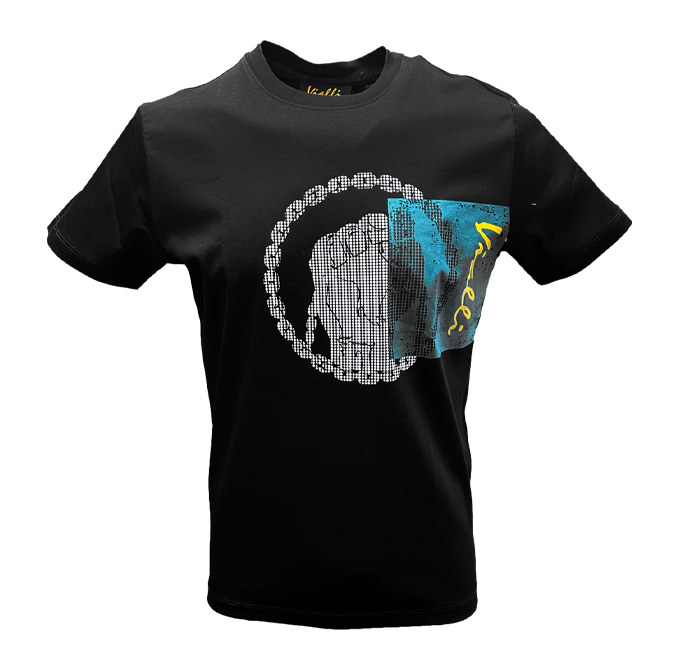 Vialli Fast Mens T-Shirts – Black