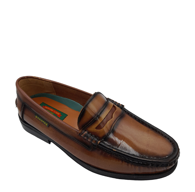 Mens tan clearance moccasin shoes