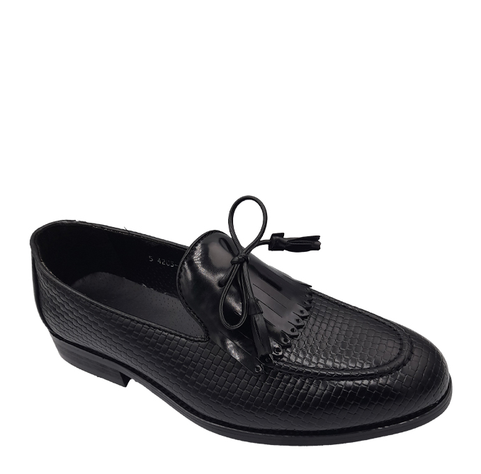 P Crouch & Co LK4205 Mens Shoes - Black - Brandz