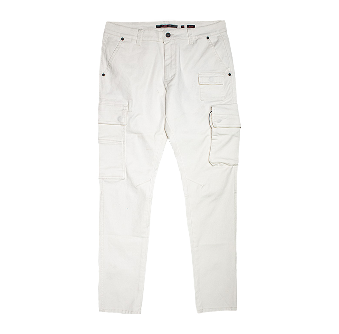 Cutty Leo Mens Jeans - White - Brandz