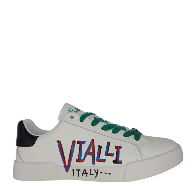 Vialli Pessina Mens Sneakers – White