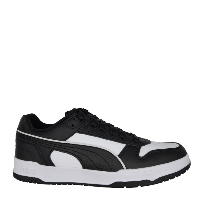 Puma RBD Mens Game Low Sneakers - Black/White - Brandz