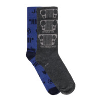 Jeep 2PK Fun Men's Socks