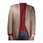 Navada Check Men's Coat