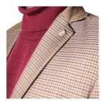 Navada Check Men's Coat
