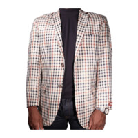 Navada Check Men's Coat