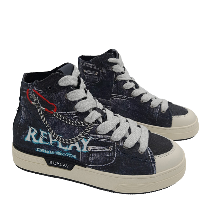 Replay Raily Denim Men's Boots